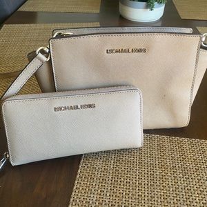Michael Kors crossbody and wallet